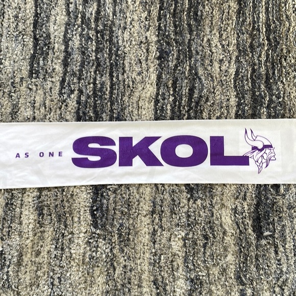 NFL Other - Minnesota Vikings SKOL Twin Cities Orthopedics White & Purple Scarf.